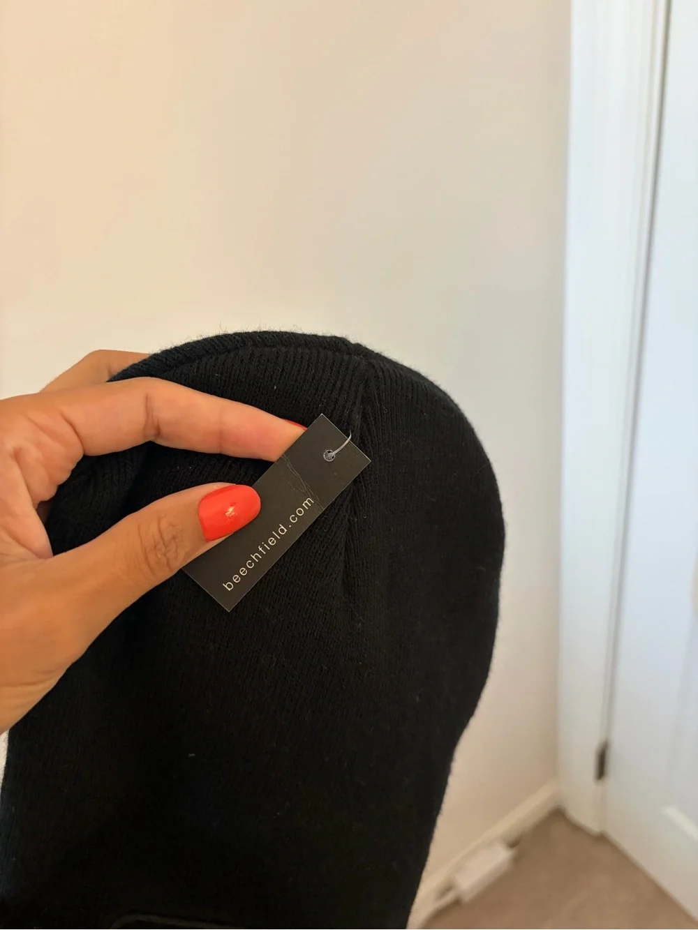 Kids Black üFIT Embroidered Beanie